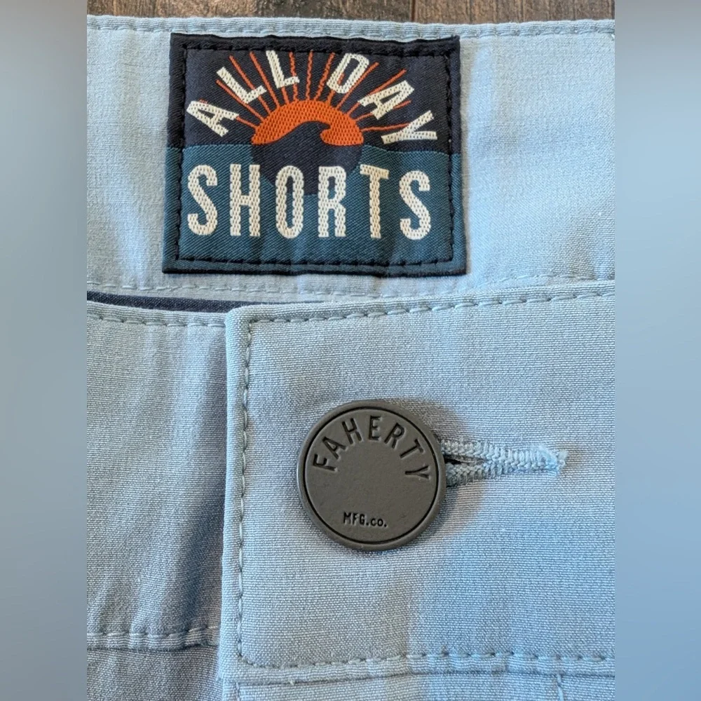 Faherty Men’s All Day Shorts Blue Size 31